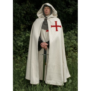 Umhang der Templer mit Innenfutter