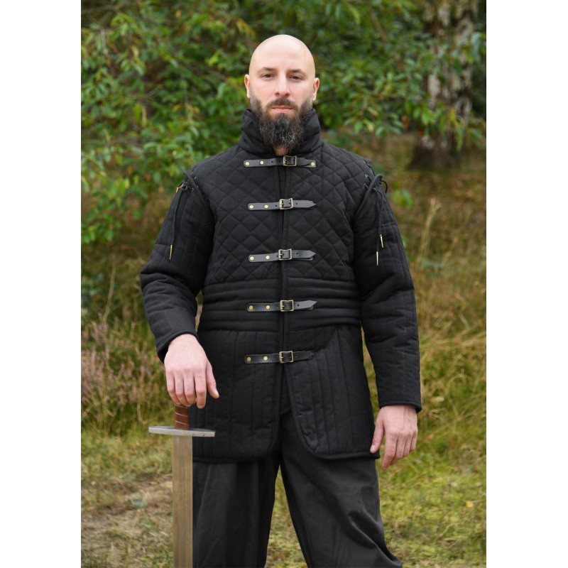 Gambeson mit Schnallen und abnehmbaren Ärmeln