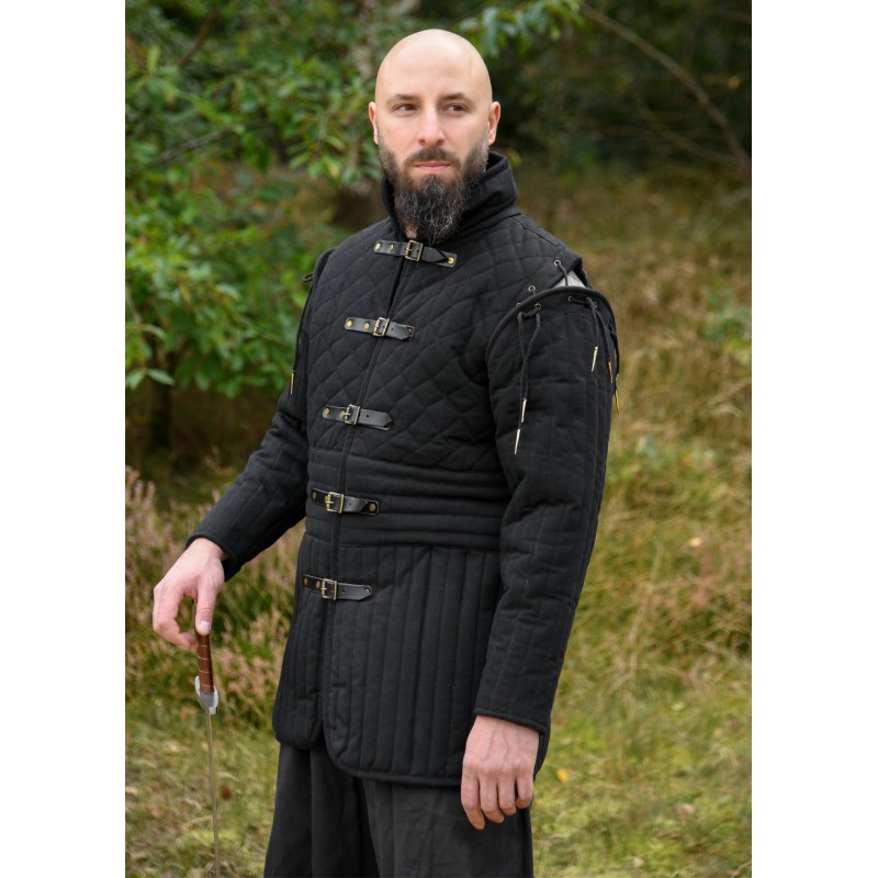Gambeson mit Schnallen und abnehmbaren Ärmeln