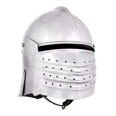 Nasalhelm mit Wangenklappen und Brünne