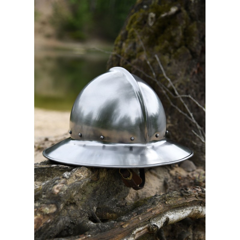 Mittelalterlicher Eisenhut Helm 2 mm