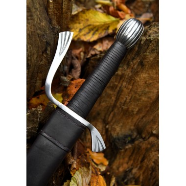 Schaukampf-Falchion mit Lederscheide SK-B