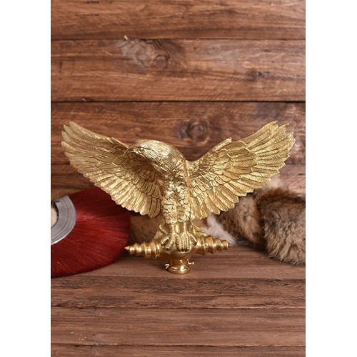Aquila - Standarte, römischer Legionsadler mit Holzschaft