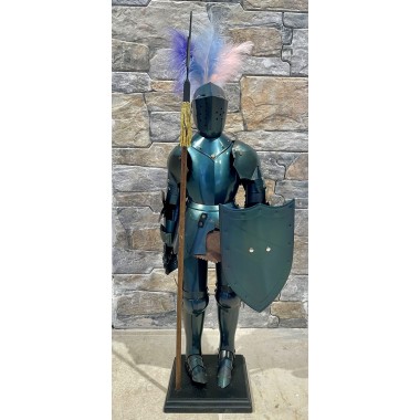 Miniaturrüstung, leichte Ausführung (Stahl Brüniert)