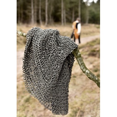 RRR Kettenhaube-quadratischer Ausschnitt-ID 8mm-unbehandelt