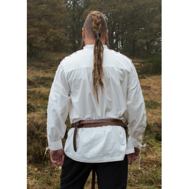 Mittelalterliches Hemd mit Schnürung