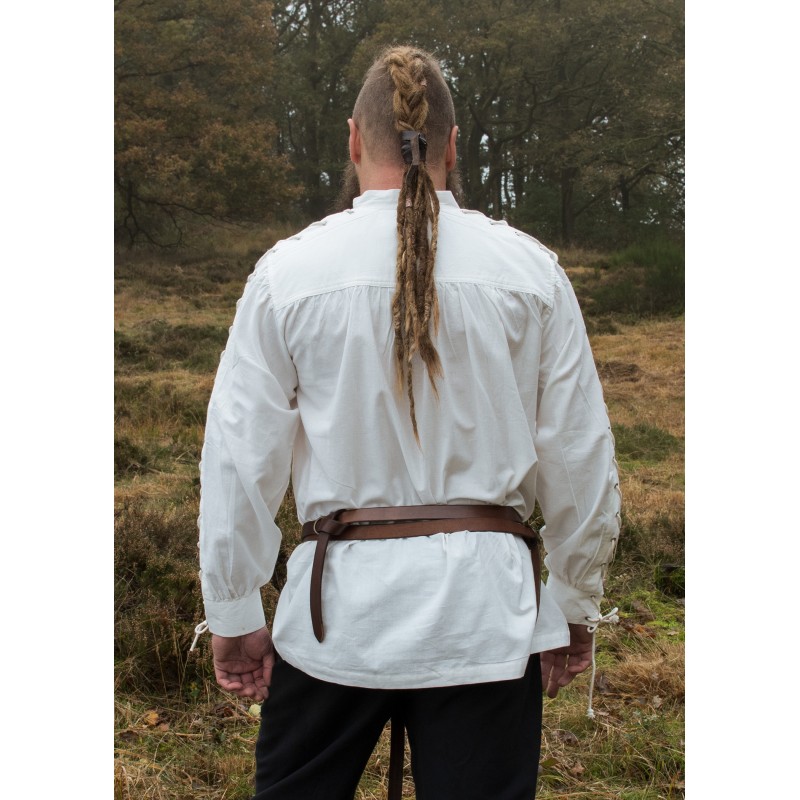 Mittelalterliches Hemd mit Schnürung