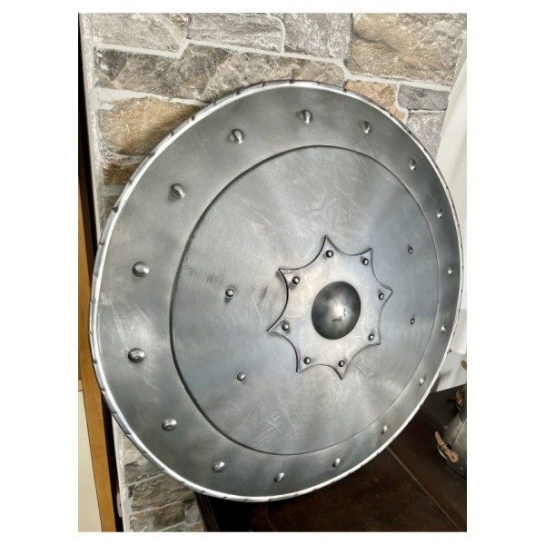 Rundes Schild aus Stahl