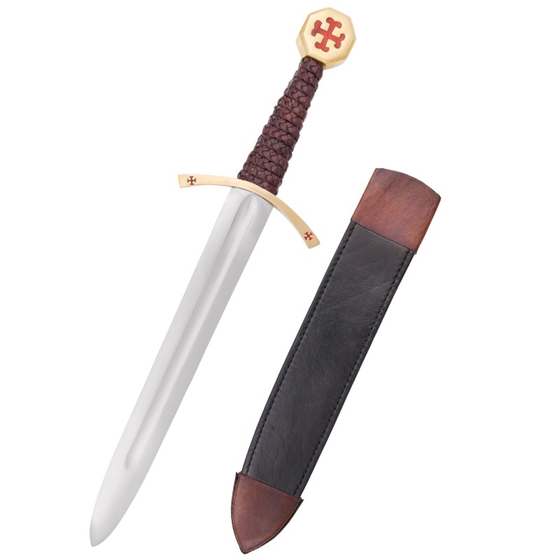 Templerdolch mit Lederscheide