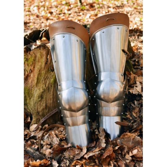 Spätmittelalter-Beinzeug, 1,2 mm Stahl