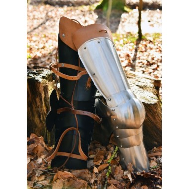 Spätmittelalter-Beinzeug, 1,2 mm Stahl