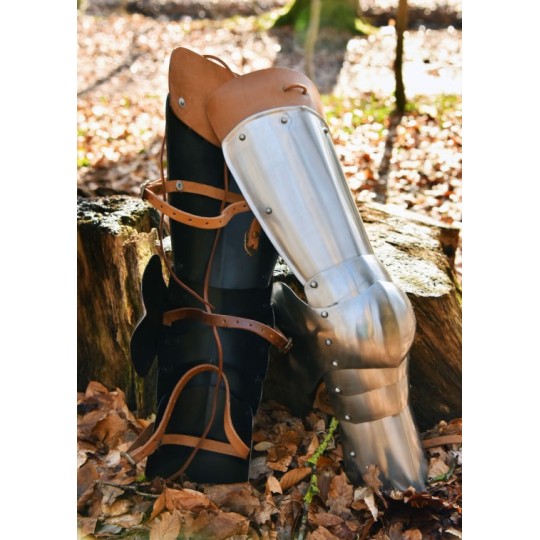 Spätmittelalter-Beinzeug, 1,2 mm Stahl