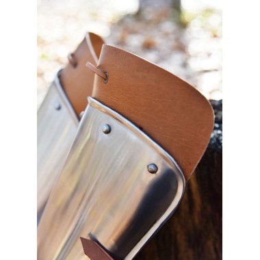 Spätmittelalter-Beinzeug, 1,2 mm Stahl