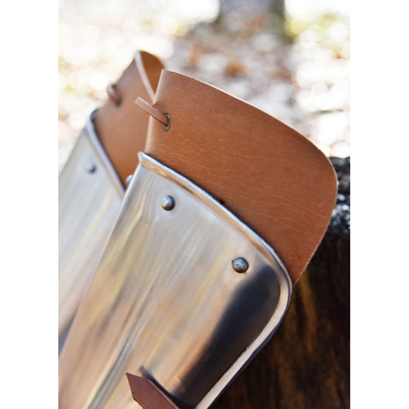 Spätmittelalter-Beinzeug, 1,2 mm Stahl