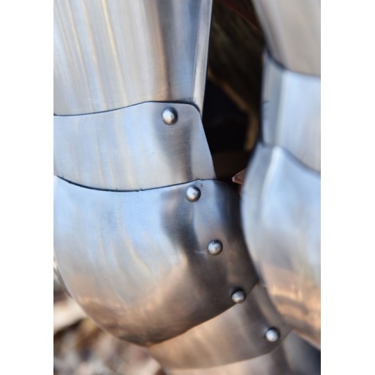 Spätmittelalter-Beinzeug, 1,2 mm Stahl