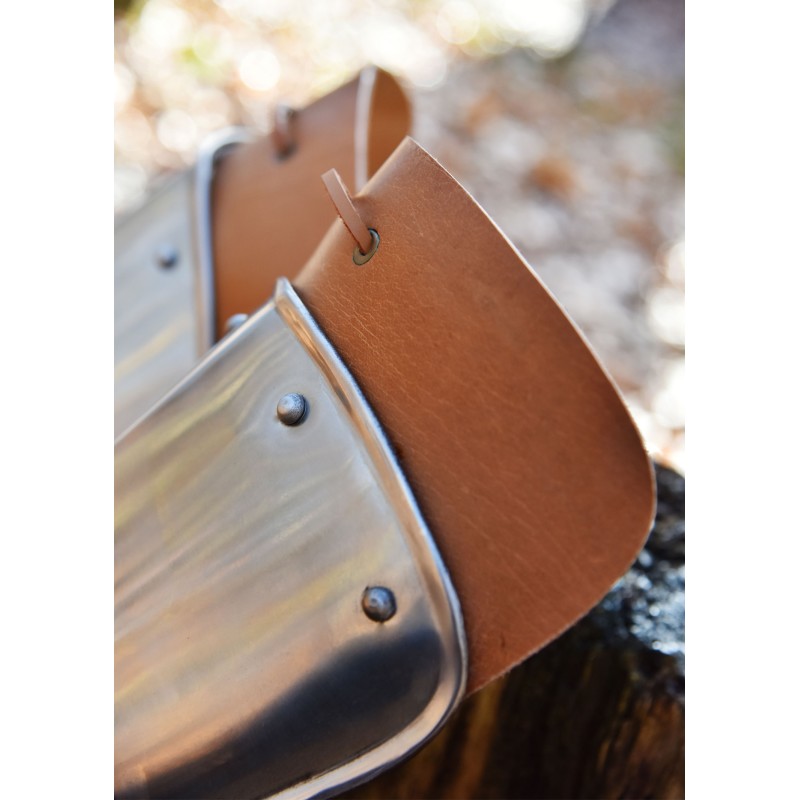 Spätmittelalter-Beinzeug, 1,2 mm Stahl