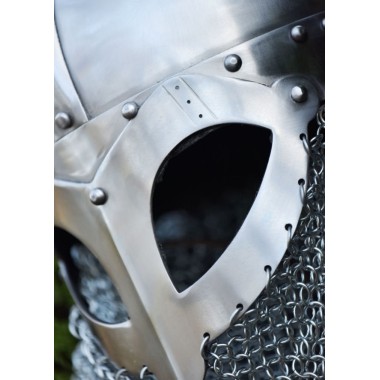 Wikinger Brillenhelm mit Kettenbrünne