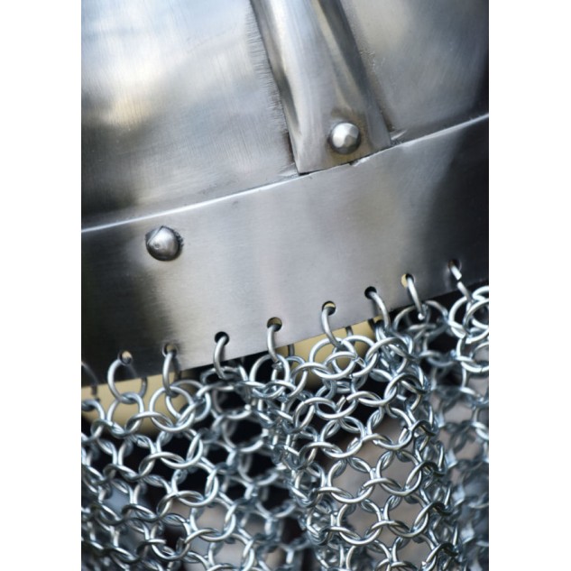 Wikinger Brillenhelm mit Kettenbrünne