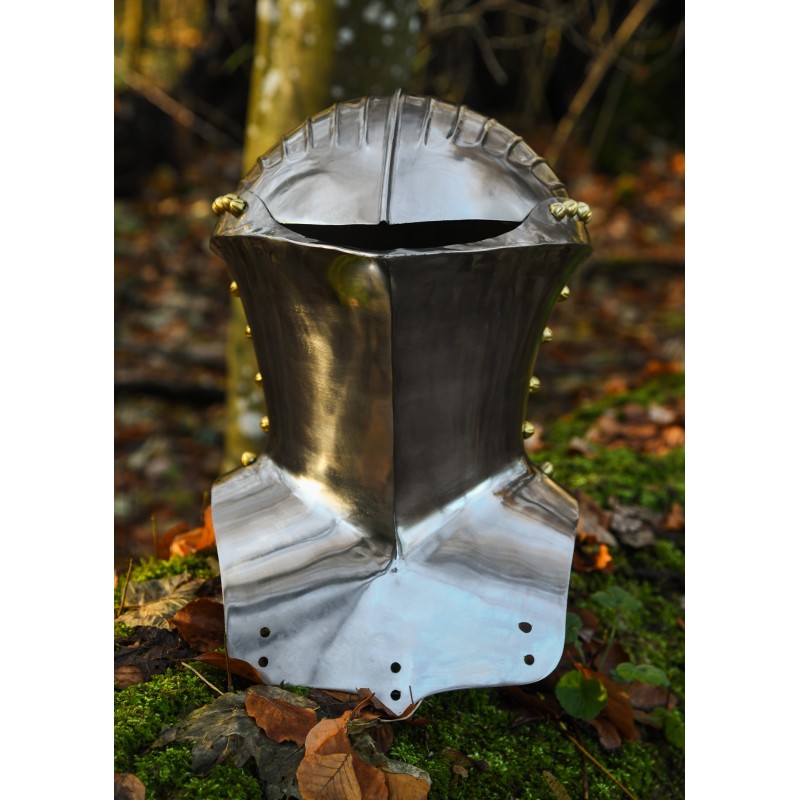 Deutscher Stechhelm, um 1500, 1,6 mm Stahl
