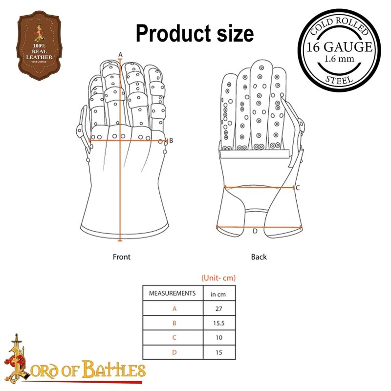 Mittelalterliche Panzerhandschuhe Churburg