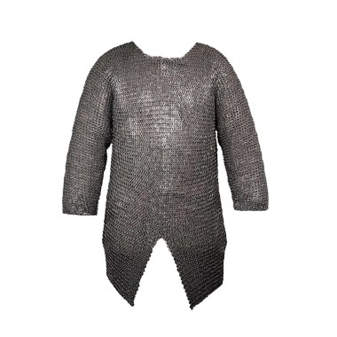 Hauberk-Kettenhemd – 9 mm Flachringe vernietete