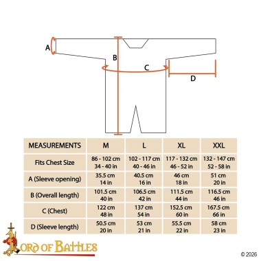 Hauberk-Kettenhemd – 9 mm Flachringe vernietete