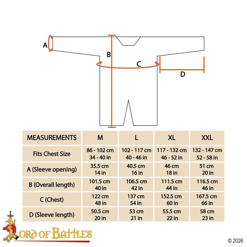 Hauberk-Kettenhemd – 9 mm Flachringe vernietete