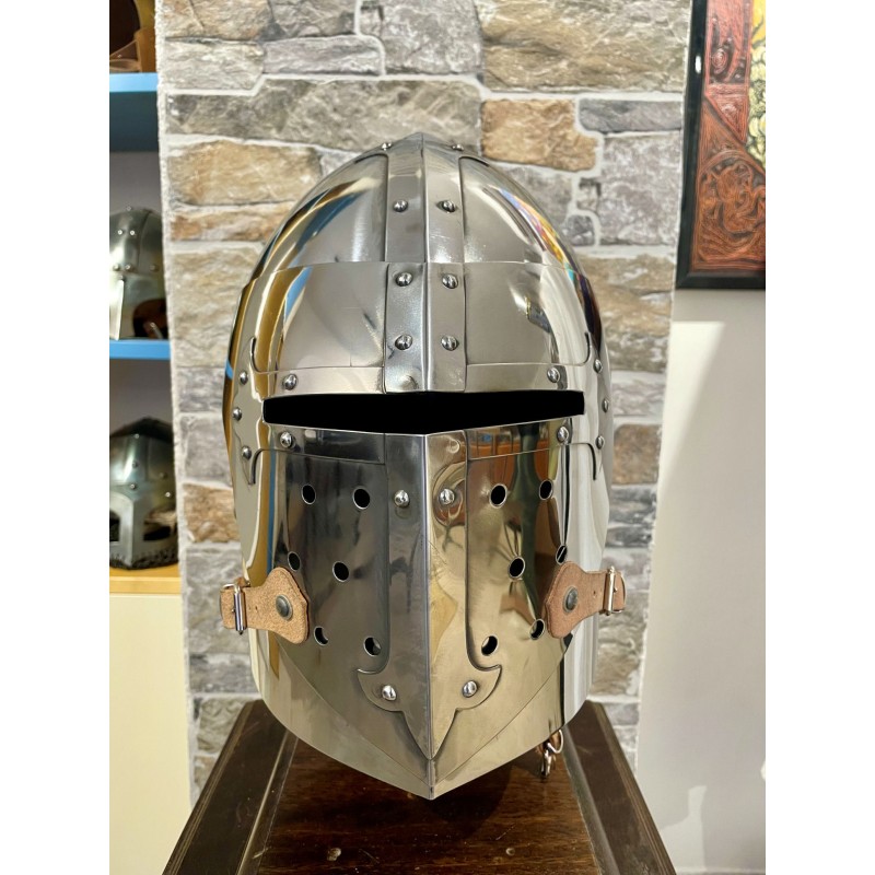 Topfhelm - Templer Kampfhelm