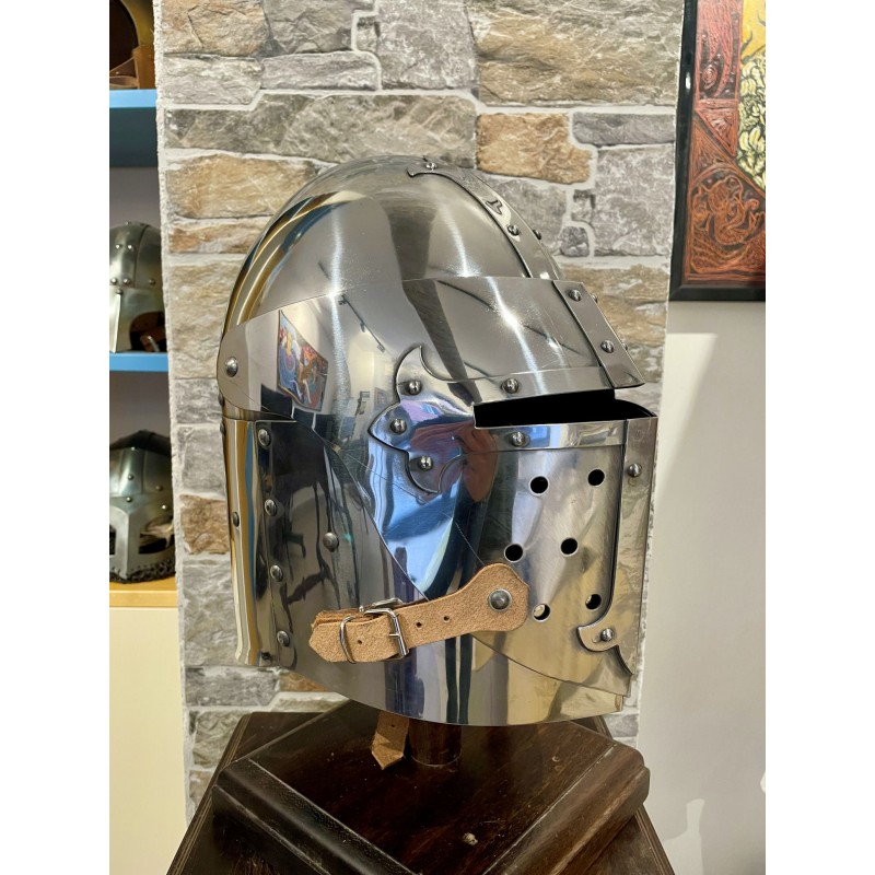 Topfhelm - Templer Kampfhelm