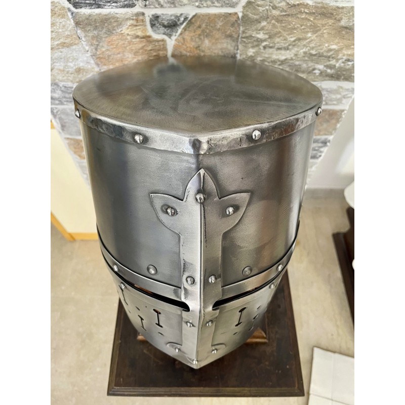 Templerhelm - Kreuzritter Helm - Schaukampfhelm