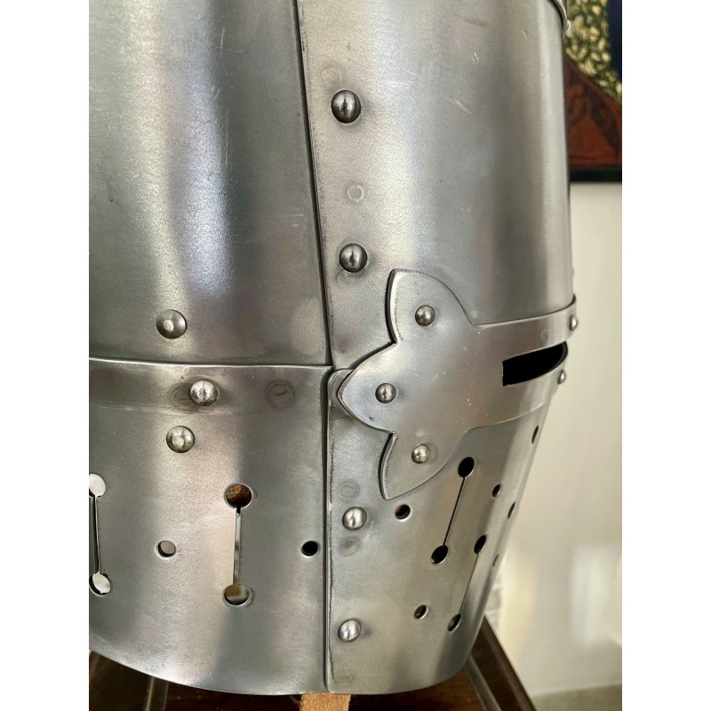 Templerhelm - Kreuzritter Helm - Schaukampfhelm