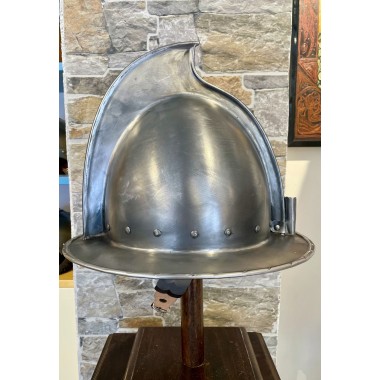 Morionhelm mit Helmbusch