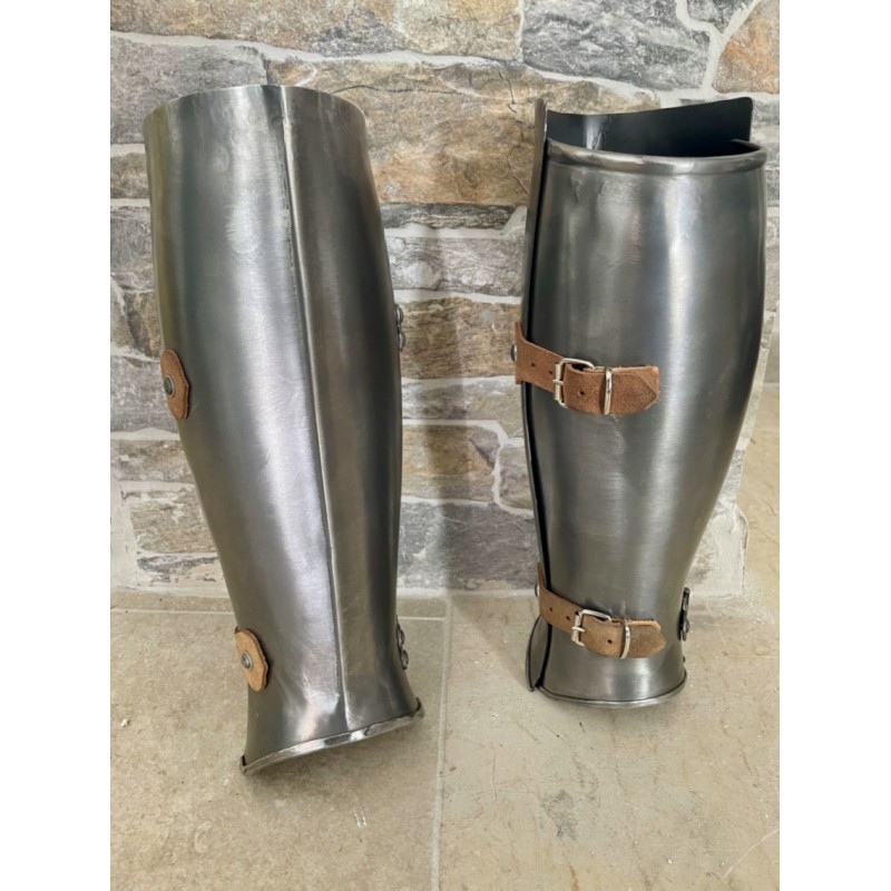 Mittelalter Beinschienen - Beinröhren