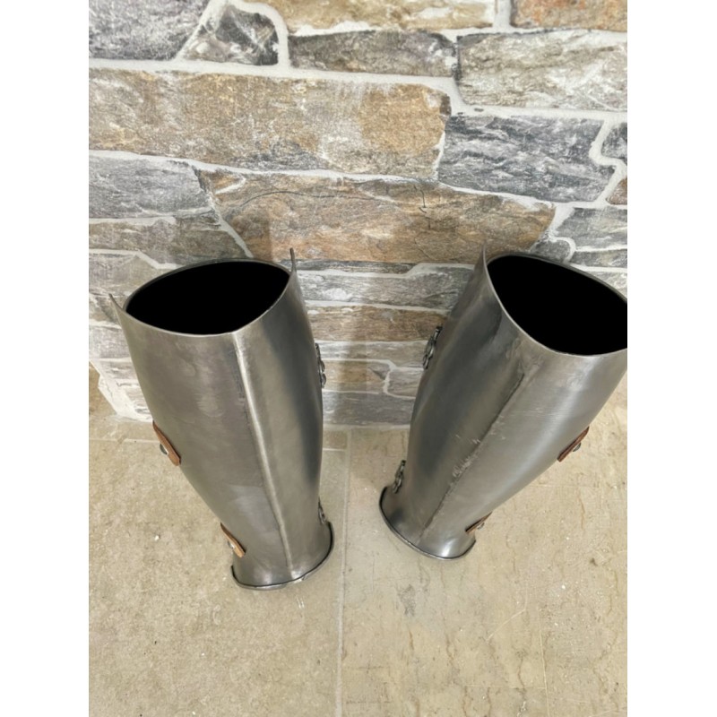 Mittelalter Beinschienen - Beinröhren