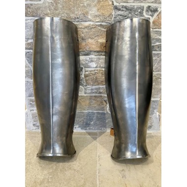 Mittelalterliche Beinschienen – Paar