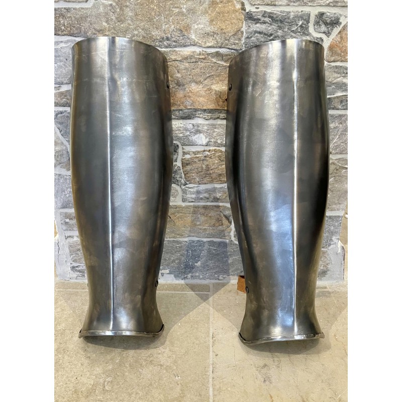 Mittelalterliche Beinschienen – Paar