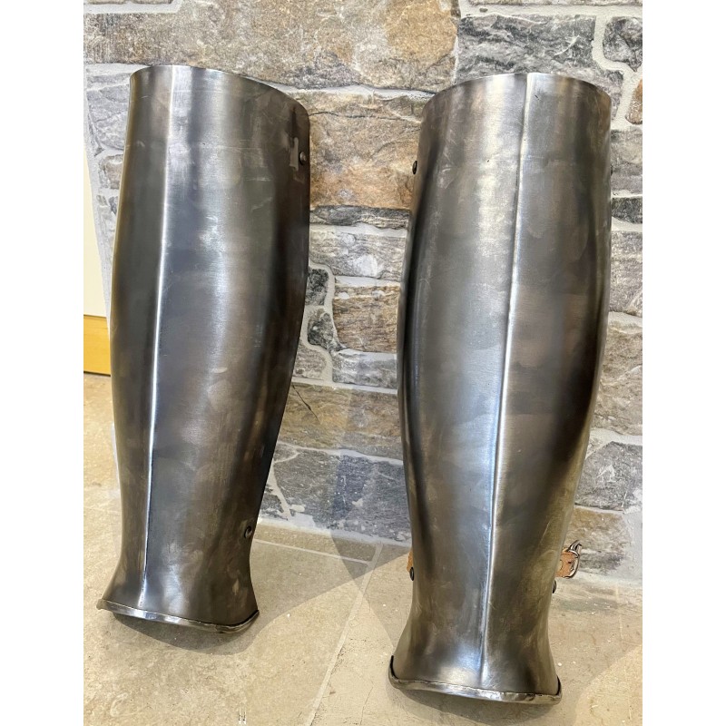 Mittelalterliche Beinschienen – Paar