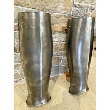 Mittelalterliche Beinschienen – Paar