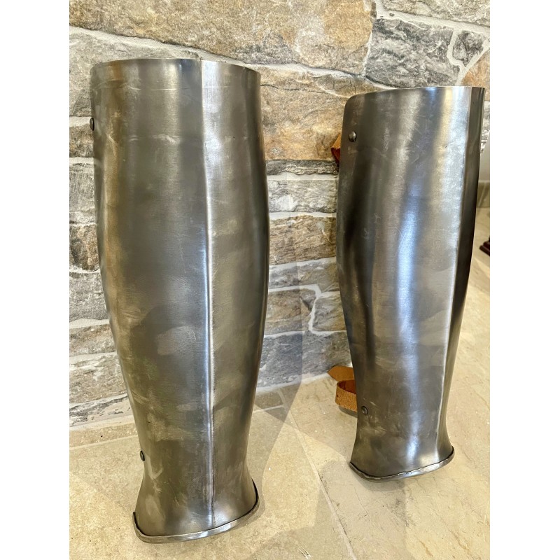 Mittelalterliche Beinschienen – Paar