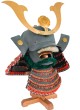Kabuto Helm des Oda Nobunaga - mit Mempo Maske