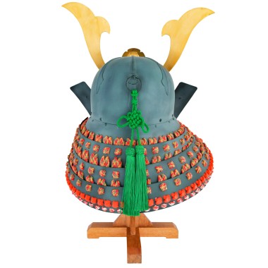 Kabuto Helm des Oda Nobunaga - mit Mempo Maske