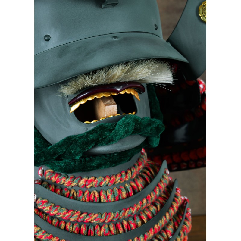 Kabuto Helm des Oda Nobunaga - mit Mempo Maske