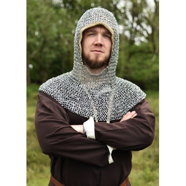 Kettenhaube, vernietet, verzinkt, ID 9mm