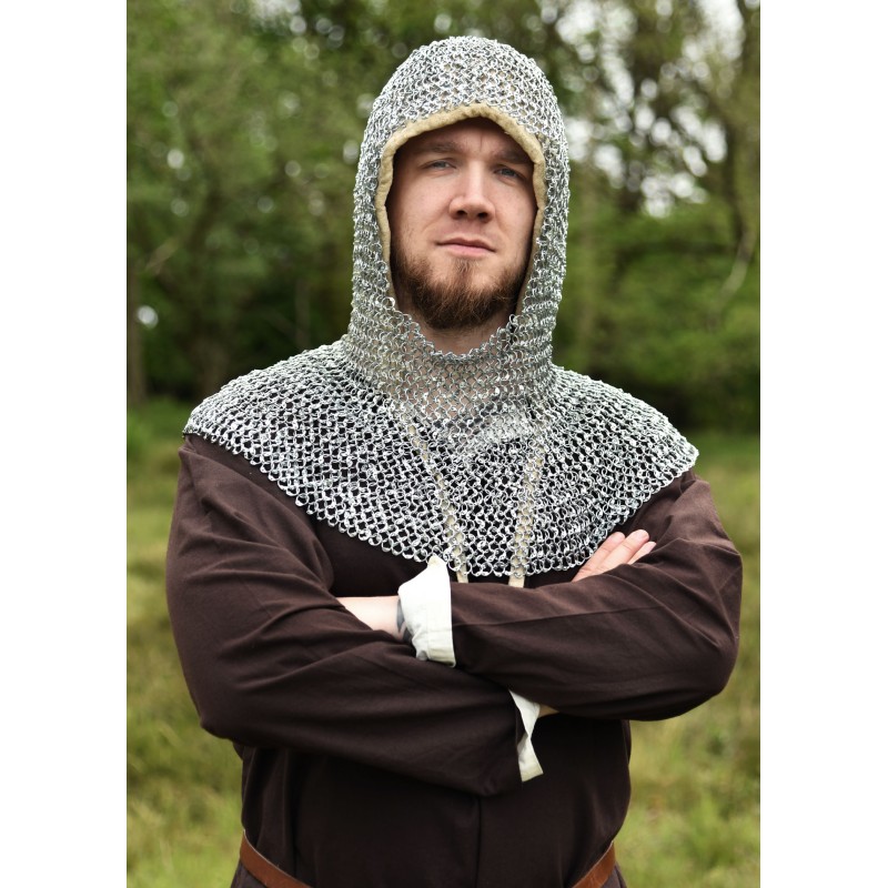 Kettenhaube, vernietet, verzinkt, ID 9mm