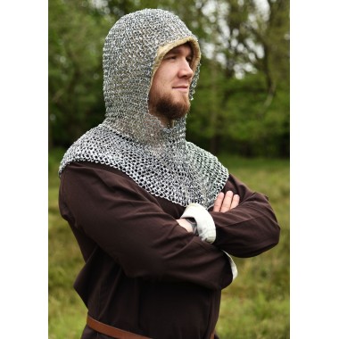 Kettenhaube, vernietet, verzinkt, ID 9mm