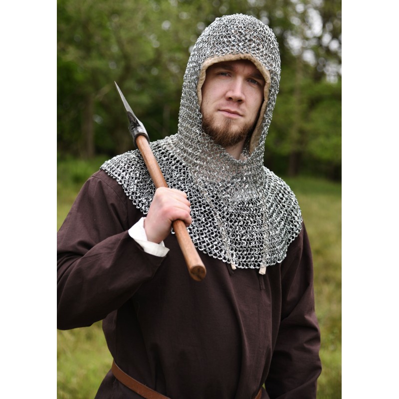 Kettenhaube, vernietet, verzinkt, ID 9mm