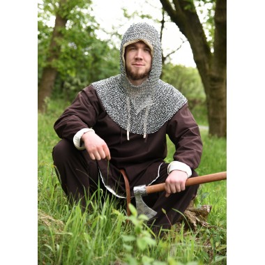 Kettenhaube, vernietet, verzinkt, ID 9mm