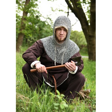 Kettenhaube, vernietet, verzinkt, ID 9mm