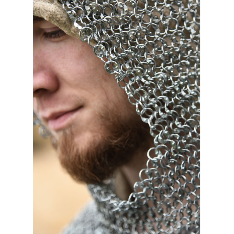 Kettenhaube, vernietet, verzinkt, ID 9mm