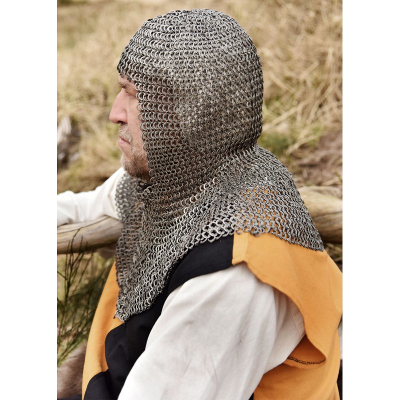 FRM Kettenhaube - Vernieteten flachringkettengeflecht, 8 mm